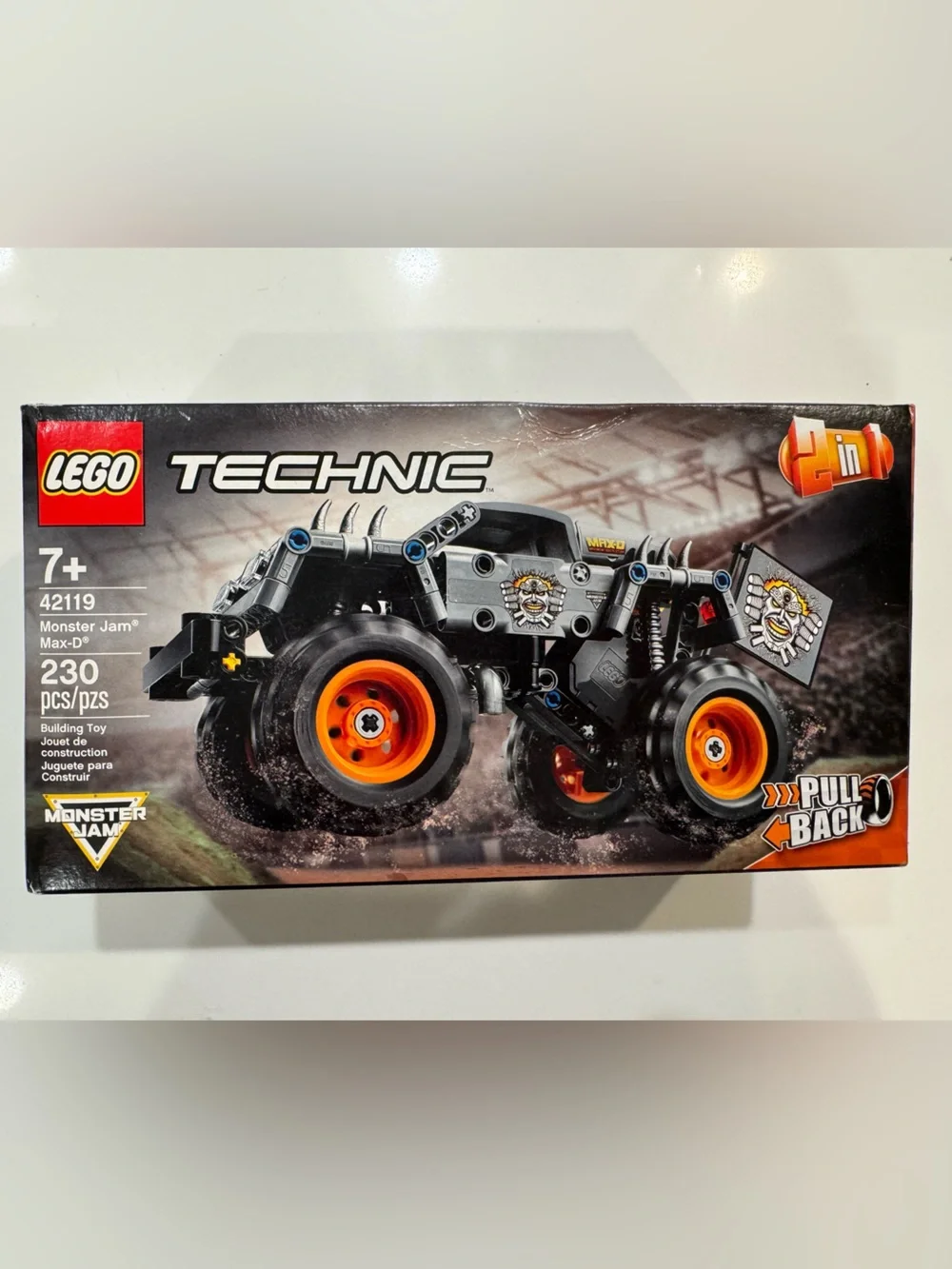 LEGO Technic Monster Jam Max-D Truck in Black and Orange Factory Sealed
